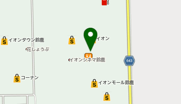 サブウェイ イオンモール鈴鹿店の地図画像