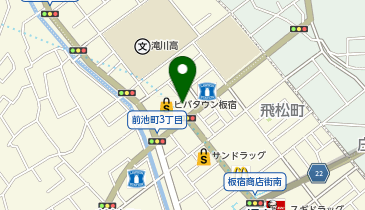 サブウェイ ビバタウン板宿店の地図画像