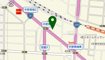 個別指導キャンパス平野校の地図画像