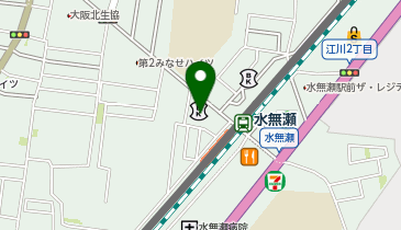 個別指導キャンパス水無瀬校の地図画像