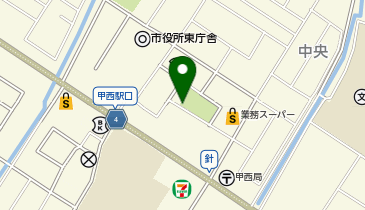 個別指導キャンパス甲西校の地図画像