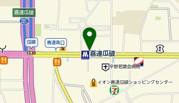 個別指導キャンパス喜連瓜破校の地図画像