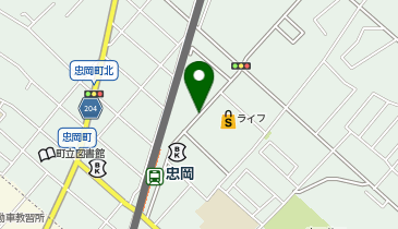 個別指導キャンパス忠岡校の地図画像