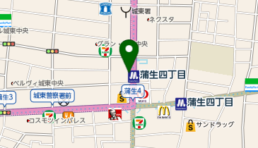 個別指導キャンパス蒲生4丁目校(蒲生四丁目駅)の地図画像