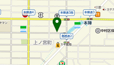 個別指導キャンパス本陣校の地図画像