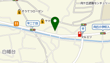 メガネストアー向ケ丘たいら店の地図画像