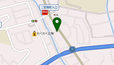 メガネストアー二宮店の地図画像