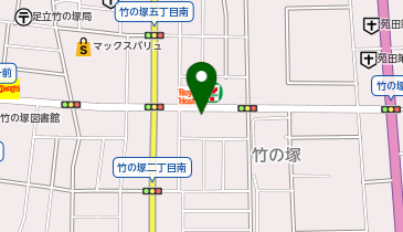 メガネストアー竹の塚店の地図画像