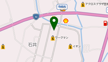 メガネストアー笠間店の地図画像