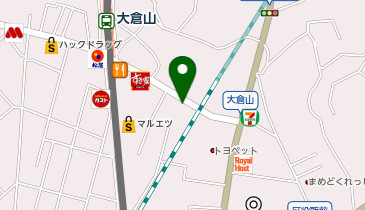 メガネストアー大倉山店の地図画像