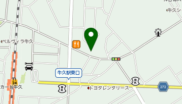 メガネストアー牛久店の地図画像