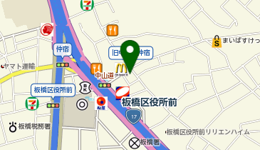 メガネストアー板橋仲宿店の地図画像