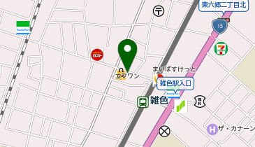 メガネストアー雑色店の地図画像
