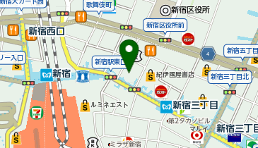 TAKA-Q 新宿本店の地図画像
