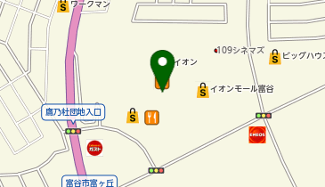 TAKA-Q イオンモール富谷店の地図画像