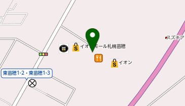 semanticdesign イオンモール札幌苗穂店の地図画像
