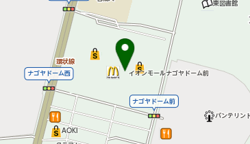 MALE&Co.イオンモールナゴヤドーム前店の地図画像