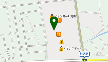 MALE&Co.イオンモール高崎店の地図画像