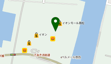 MALE&Co. イオンモール高松店の地図画像