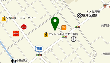 T/Q イオンセントラルスクエア静岡店の地図画像