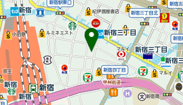 around the shoes 新宿店の地図画像