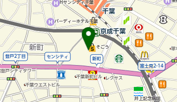 そごう 千葉店本館6F サンリオの地図画像