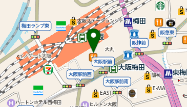 大丸 梅田店 5F サンリオの地図画像