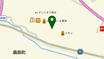 Sanrio イオンモール熊本店の地図画像