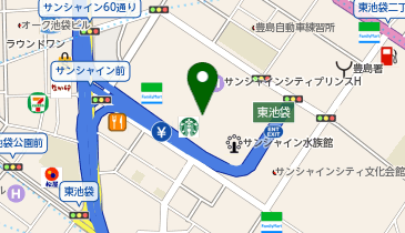 Sanrio vivitix サンシャインシティアルパ店の地図画像