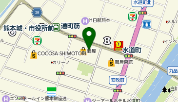 鶴屋百貨店 本館6F サンリオの地図画像