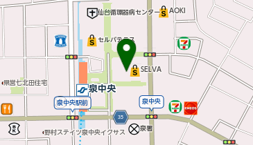 Sanrio Gift Gate 仙台泉セルバ店の地図画像