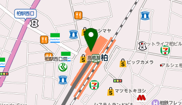 Sanrio 柏高島屋ステーションモール店の地図画像