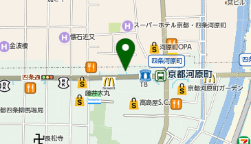サンリオギャラリー 京都店の地図画像