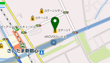 Sanrio コクーンシティ店の地図画像