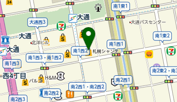 スーツセレクト 札幌大通の地図画像