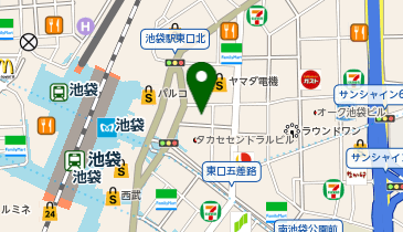 スーツセレクト 池袋東の地図画像