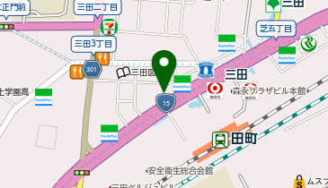 スーツセレクト 田町の地図画像