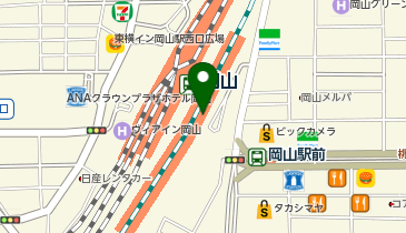 スーツセレクト さんすて岡山の地図画像