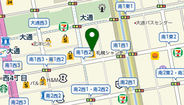 スーツセレクト 札幌大通の地図画像
