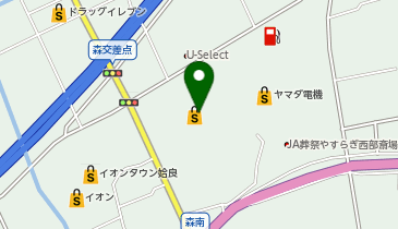 スーツセレクト イオンタウン姶良の地図画像