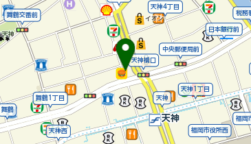 スーツセレクト 天神フタタビルの地図画像