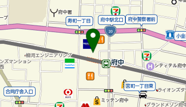 スーツセレクト 京王府中の地図画像