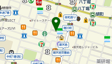 スーツセレクト 広島の地図画像