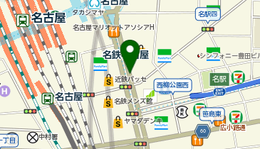 スーツセレクト 名古屋サンロードの地図画像