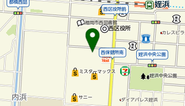 スーツセレクト ウエストコート姪浜の地図画像