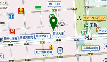 スーツセレクト 名古屋錦の地図画像