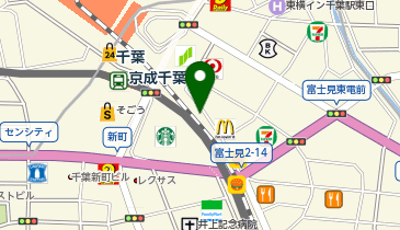 スーツセレクト 千葉シーワンの地図画像