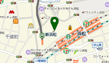 スーツセレクト 浜松遠鉄百貨店の地図画像