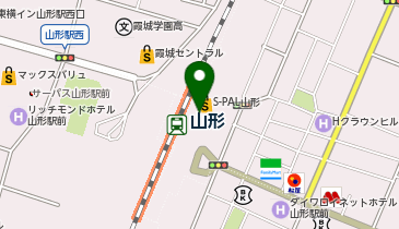 スーツセレクト エスパル山形の地図画像