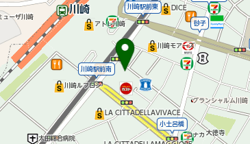 スーツセレクト 川崎の地図画像